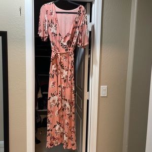 Summer wrap around dress